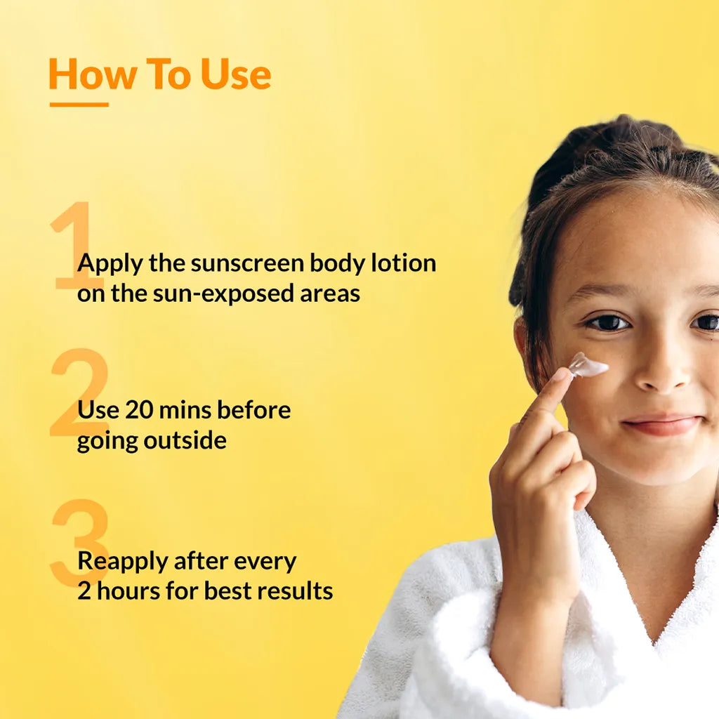 Fixderma Shadow Kids SPF 30+ Lotion | A Hypoallergenic Sunscreen for delicate skin of kids (75g)