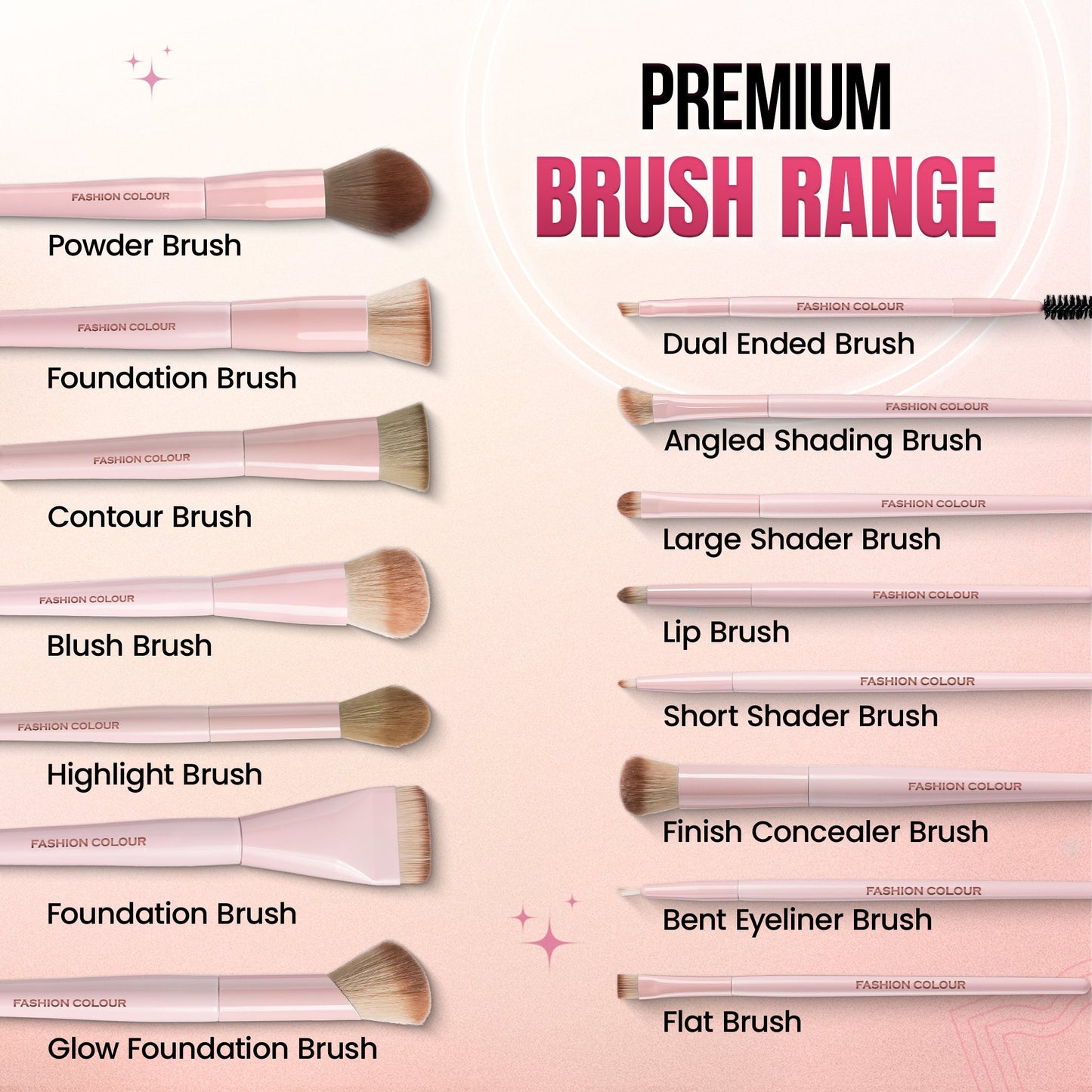 Fashion Color Powder Brush