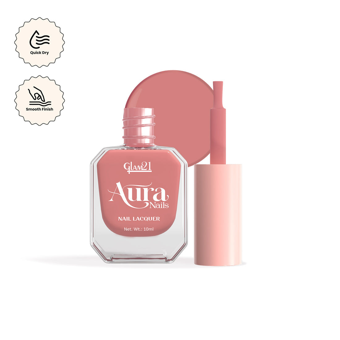 Glam21 Aura - Nail Lacquer (04Luxe Nude)