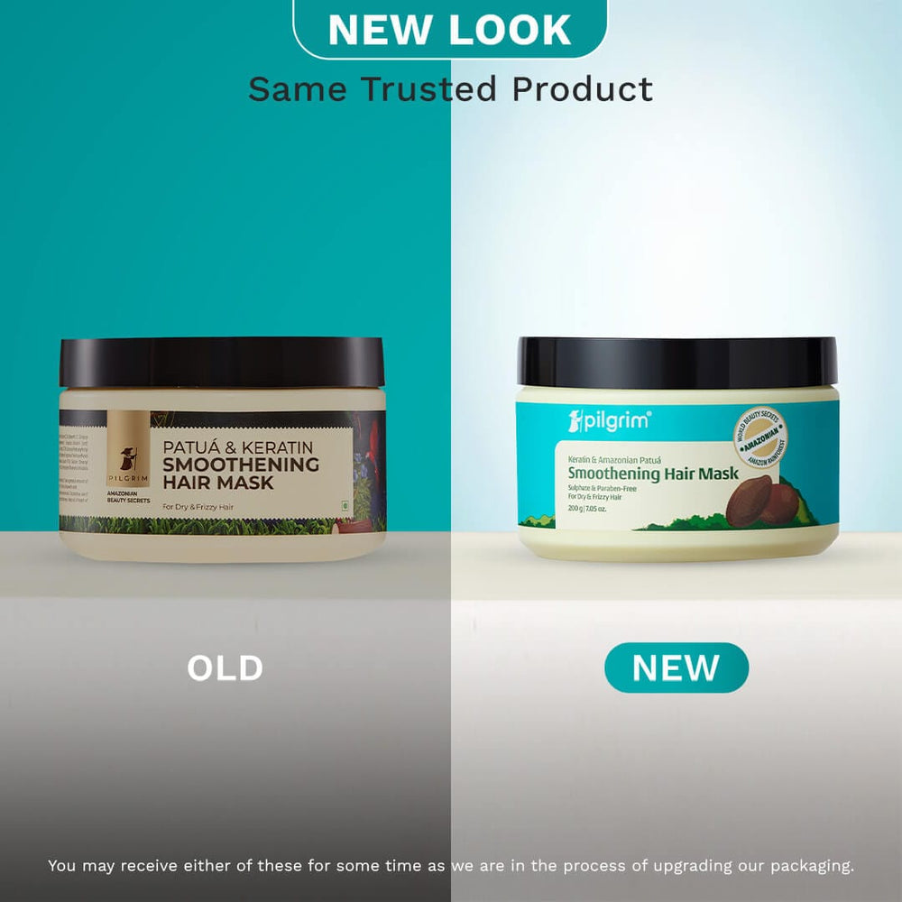 Pilgrim Patuá & Keratin Smoothening Hair Mask
Experience Strong, Healthy & Shiny Hair