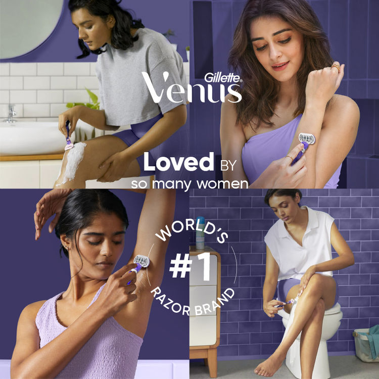 Gillette Venus Smooth Curves | Swirl | Hair Removal Razor for Women, 1 Razor
(1 Pc)