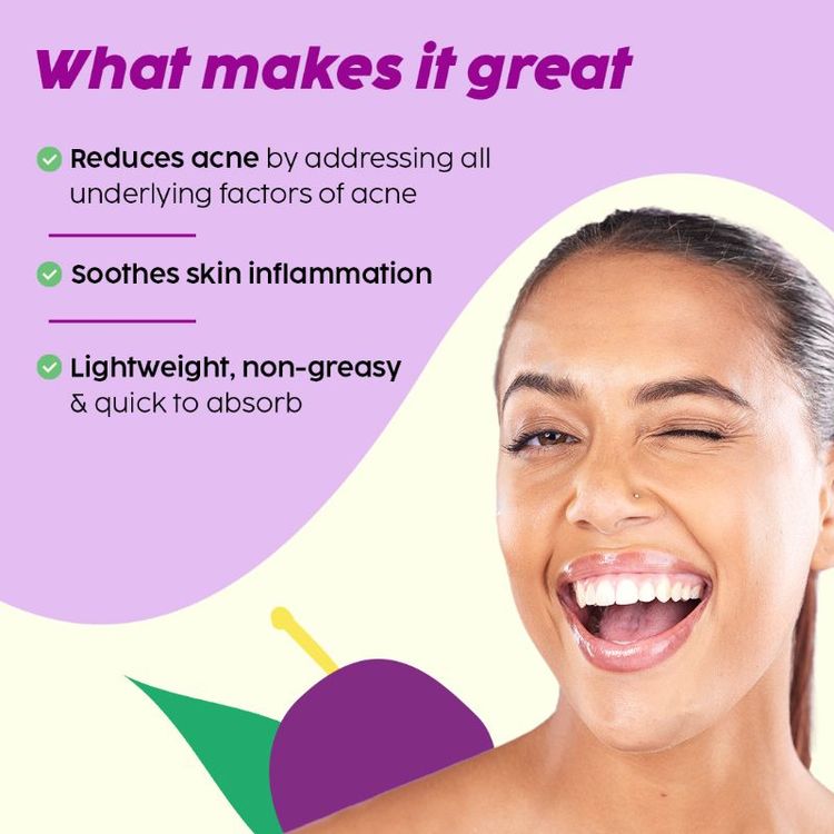 Plix 2% Niacinamide Jamun Moisturizer to Reduce Pimples for Oily & Acne Prone Skin, With Witch Hazel
(30g)