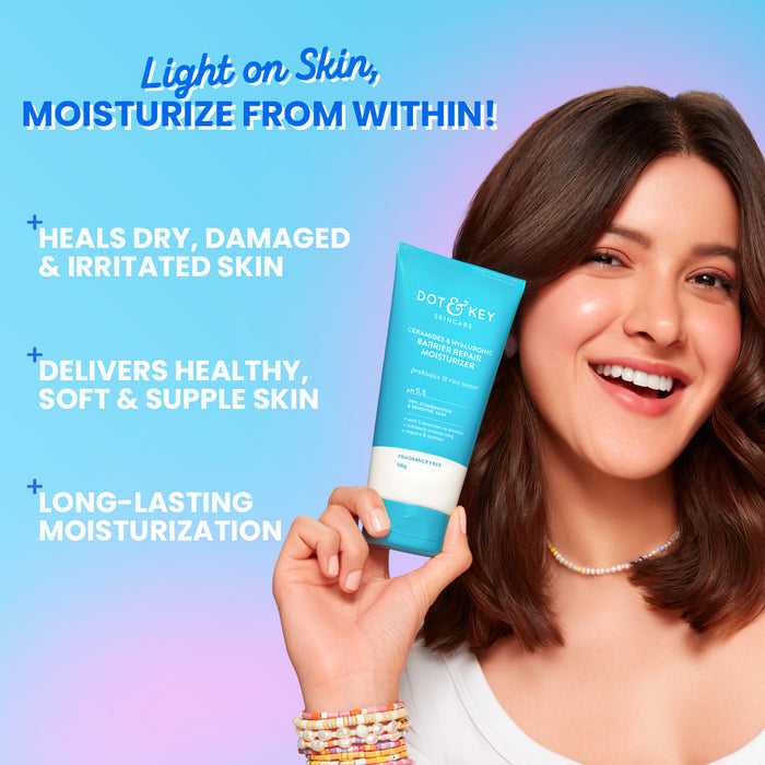 Dot & Key Barrier Repair Moisturizer (Hyaluronic + Ceramides) (100g)