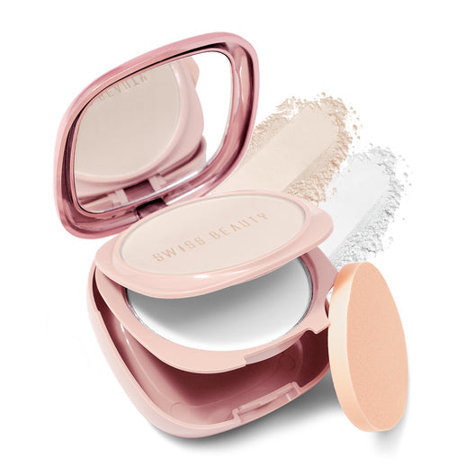 Swiss Beauty Matte & Set Duo Compact (01Ivory)