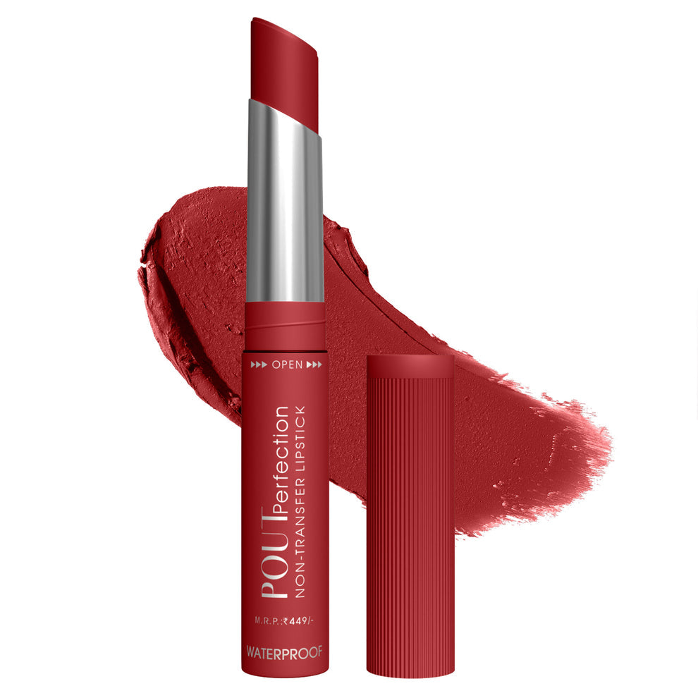 Beauty Berry Pout Perfection Non Transfer Lipstick (18 RED CARPET)