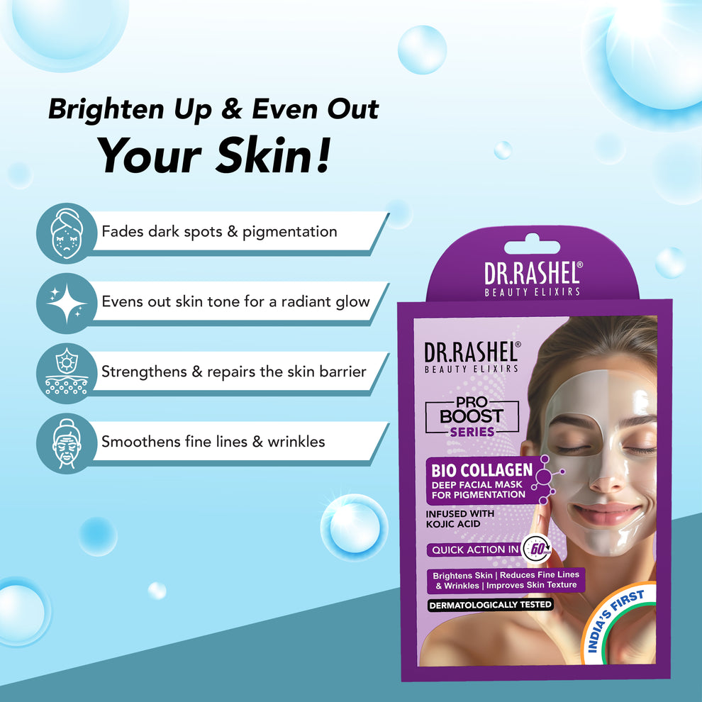 Dr Rashel Bio Collagen Deep Facial Mask with Kojic Acid