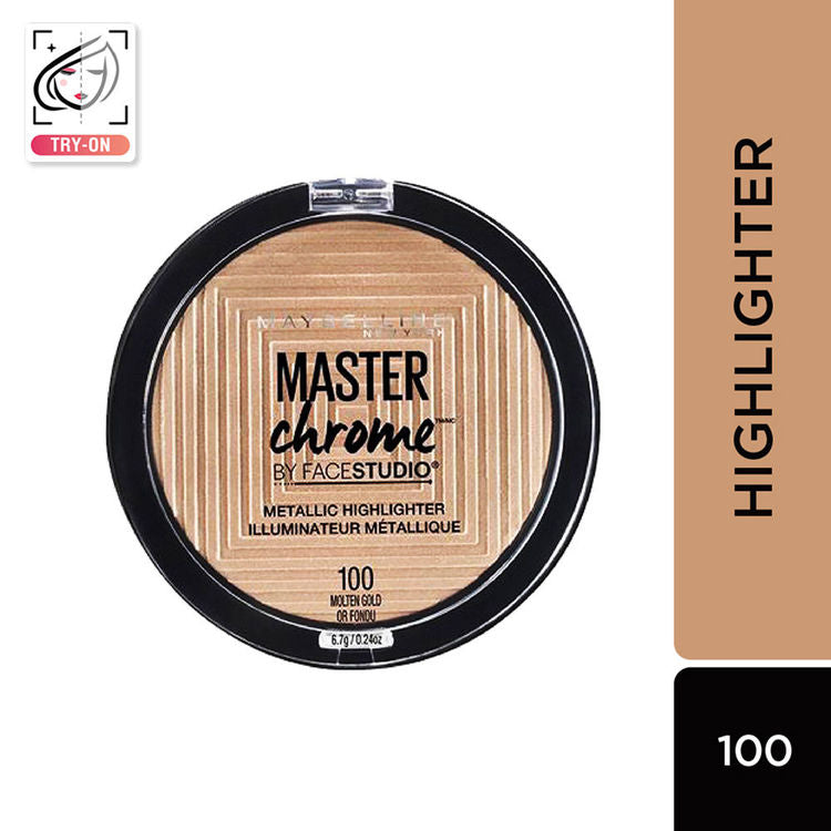 Maybelline Face Studio Master Chrome Metallic Highlighter  (Molten Gold)