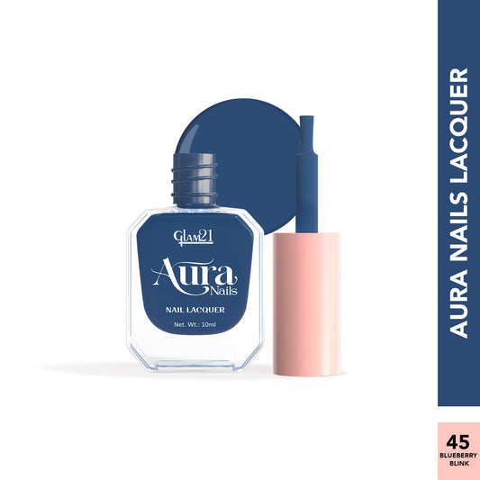 Glam21 Aura - Nail Lacquer (45Blueberry Blink)