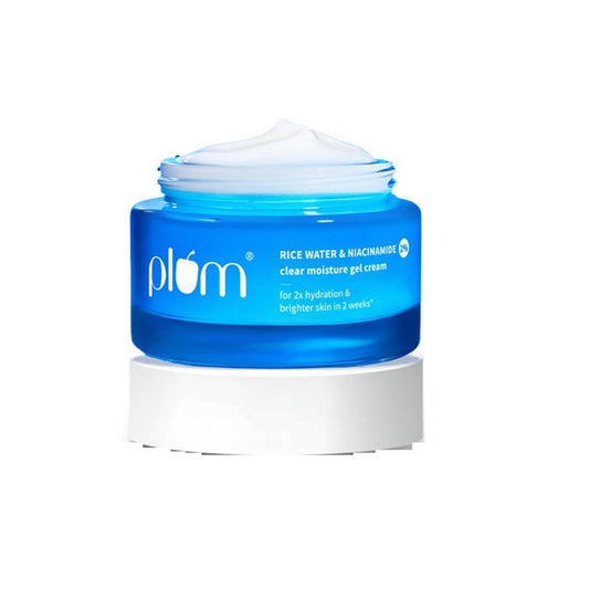 Plum 2% Niacinamide & Rice Water Brightening Gel Cream (25g)