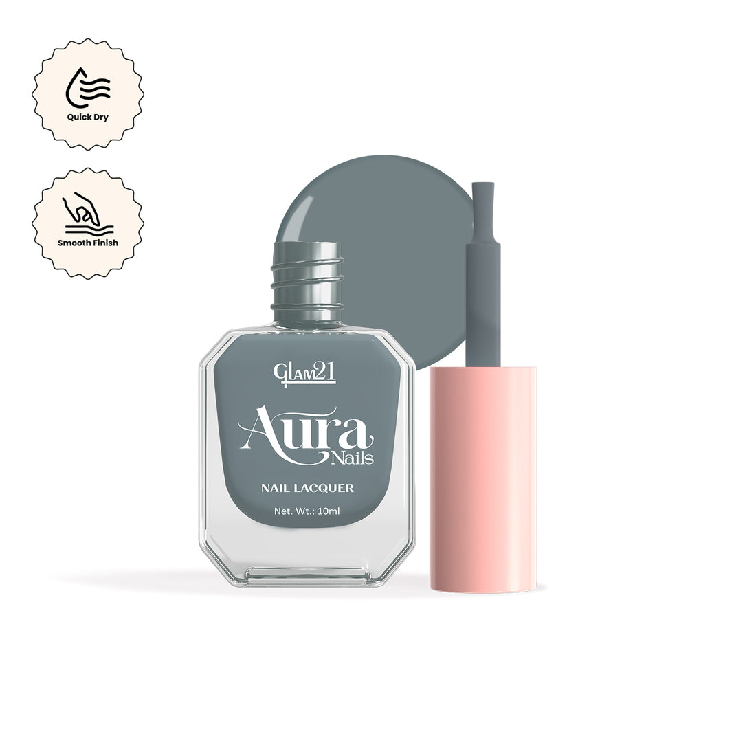 Glam21 Aura - Nail Lacquer (30Hush Blue)