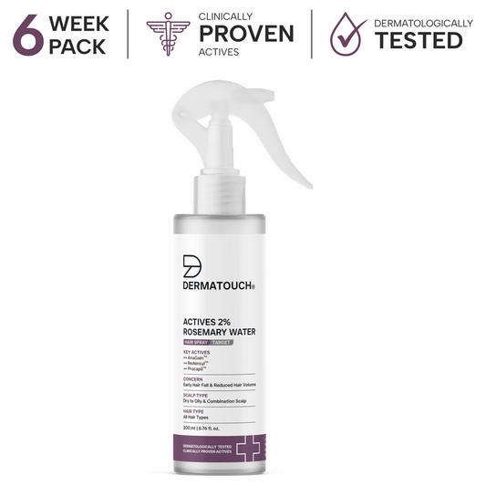 Dermatouch Actives 2% Rosemary Water Spray for Hair Growth 200ml