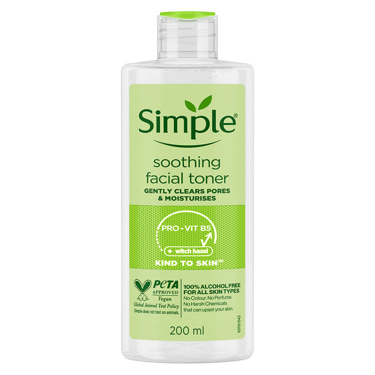 Simple kind To Skin Soothing Facial Toner (200ml)