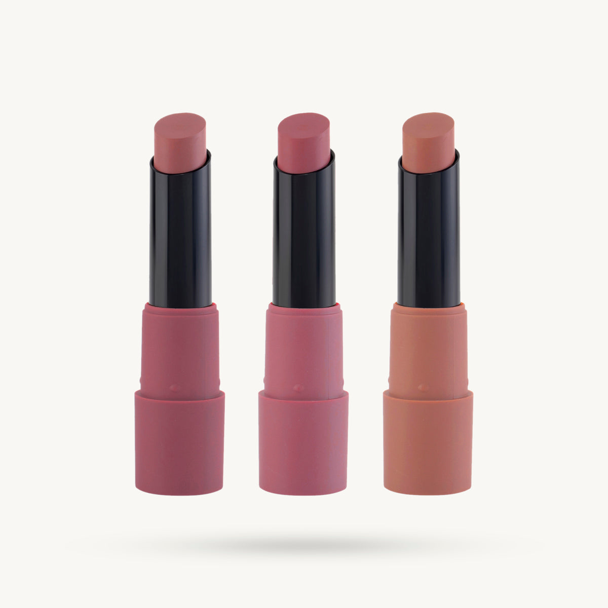 Mars Matte Lipsticks Box | Set of 3 (02 peaches and nudes)