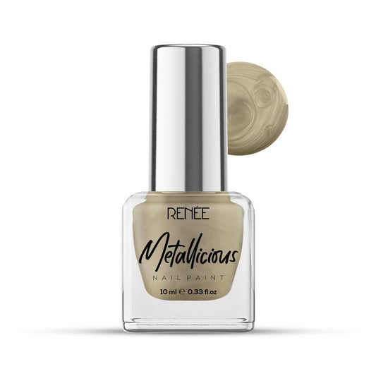 RENEE Metallicious Nail Paint (01 Vegas Gold)