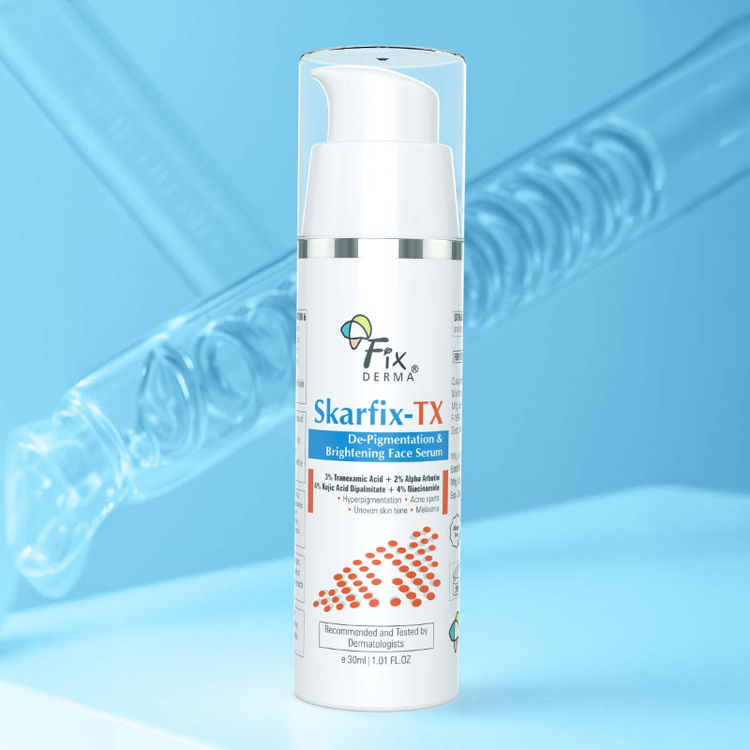 Fixderma Skarfix-TX De-Pigmentation & Brightening Face Serum | Treat pigmentation & dark spots with 3% Tranexamic acid