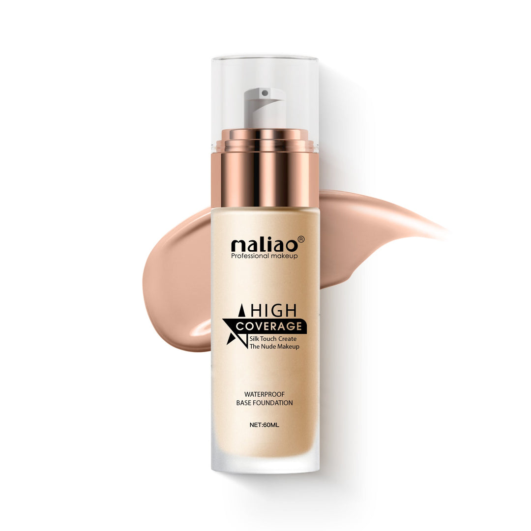 Maliao High Coverage Waterproof Base Foundation - Flawless All-Day Wear 04 Natural Nude