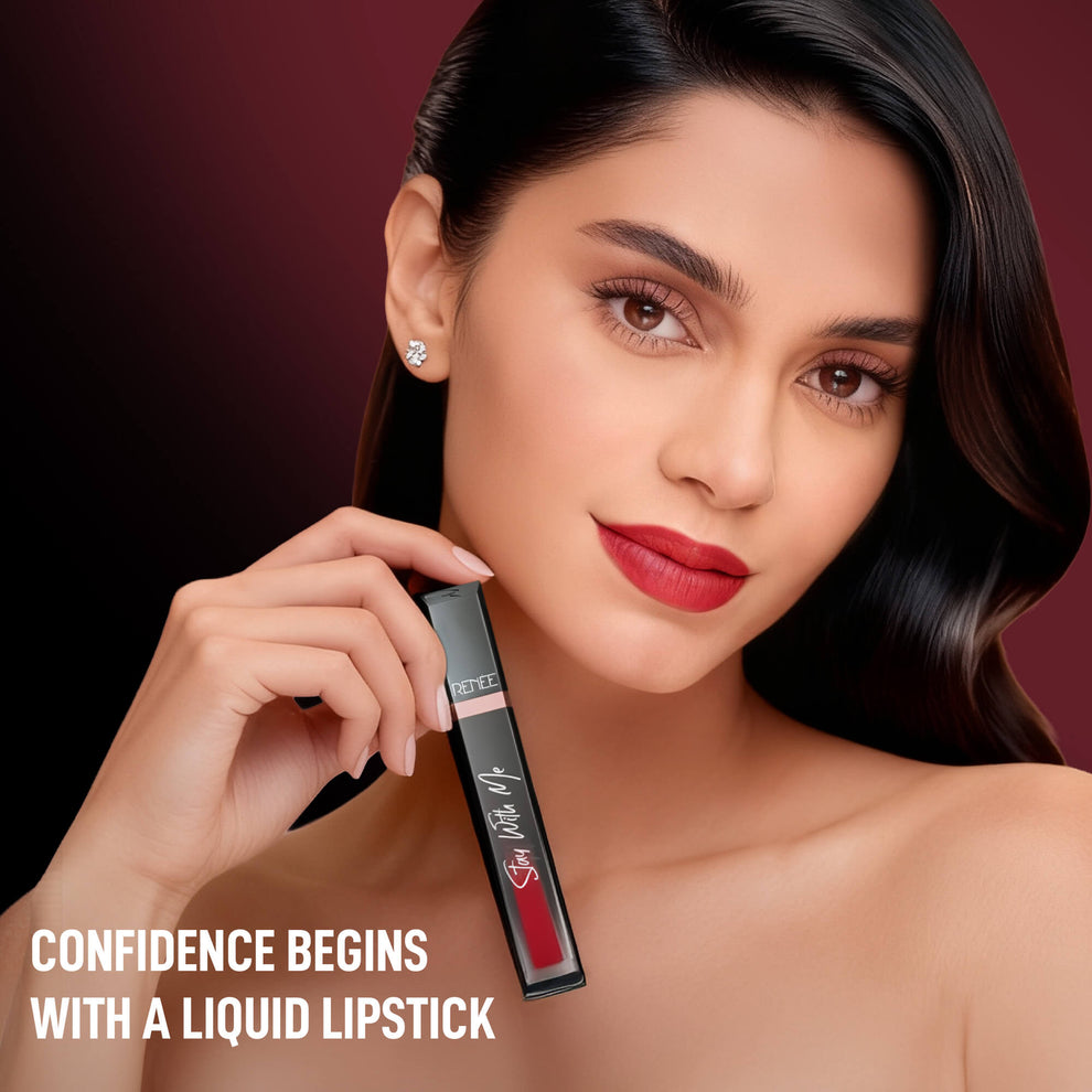 RENEE Stay With Me Matte Liquid Lipstick (04 Play of Clay)