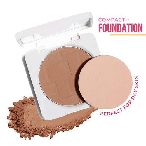 Insight cosmetics Moisture Lock Compact Foundation (6 Rich Cocoa)