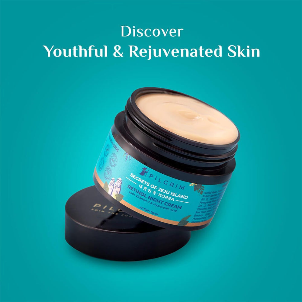 Pilgrim Retinol Night Cream with Vitamin C & Hyaluronic Acid