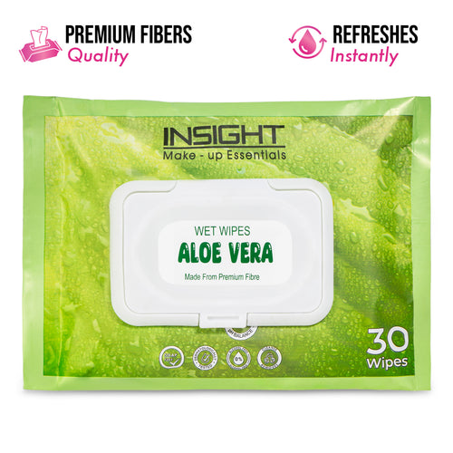 Insight cosmetics WET WIPES (30 WIPES) (Aloe Vera)