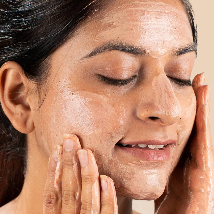 Nat Habit Fresh Masoor Dal Face Wash For Combination Skin, Face Cleanser For Brightening & Tan (100 g)