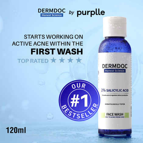 DERMDOC 2% Salicylic Acid Face Wash (120 ml)