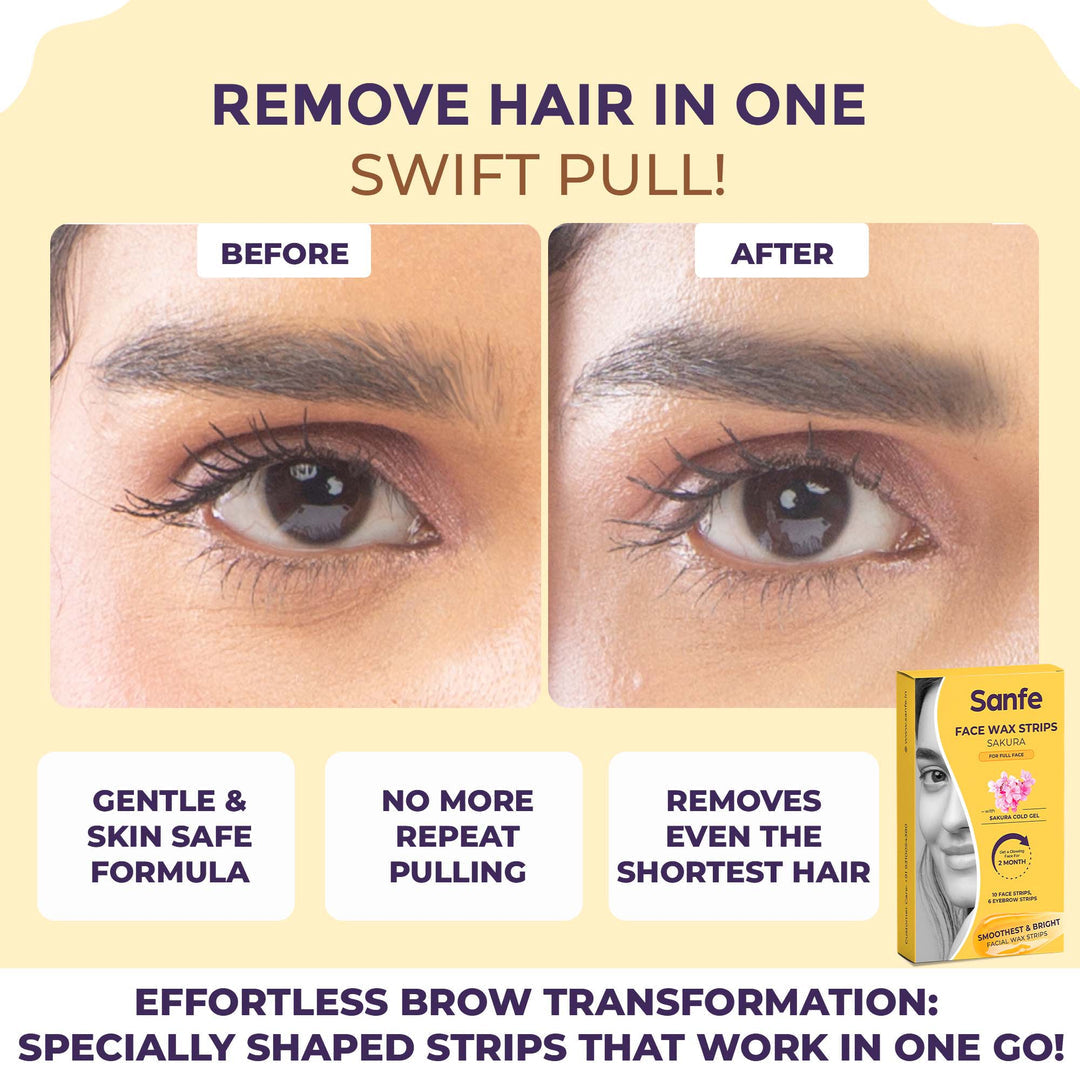Sanfe Facial Wax Strips Sakura