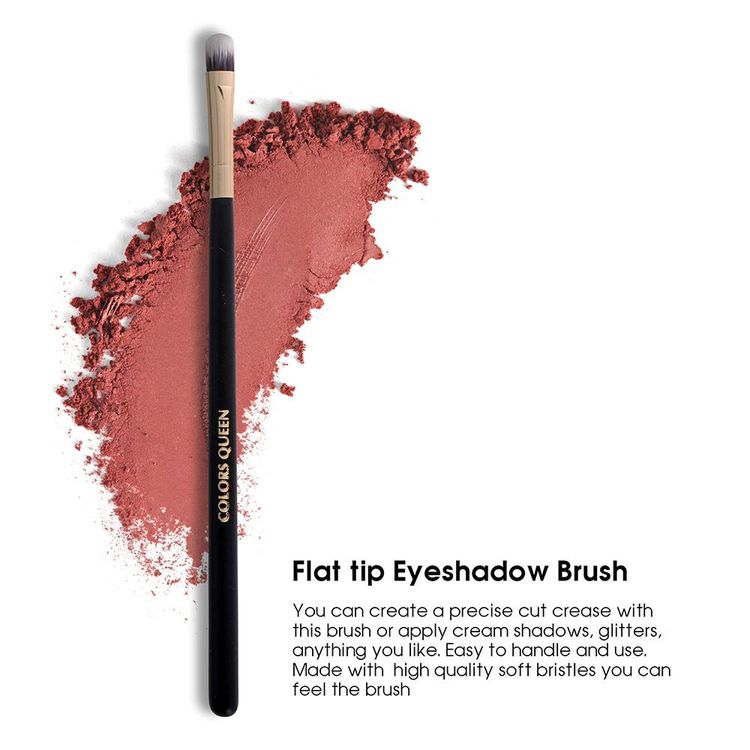 Colors Queen Flat Tip Eyeshadow Brush (8g)
