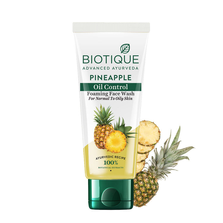 Biotique Bio Pineapple Oil Control Foaming Face Wash (100ml)