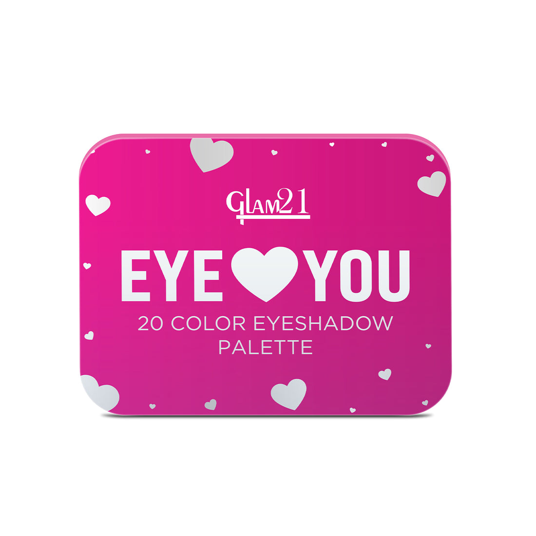 Glam21 20 Color Eyeshadow Palette Combination of Mattes and Shimmers (03Eye Love You)