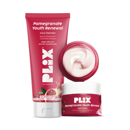 Plix Pomegranate Youth Renewal Cleanser & Retinol