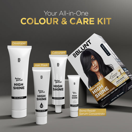 BBLUNT High Shine Conditioning Hair Colour - Natural Black (Shade 1)