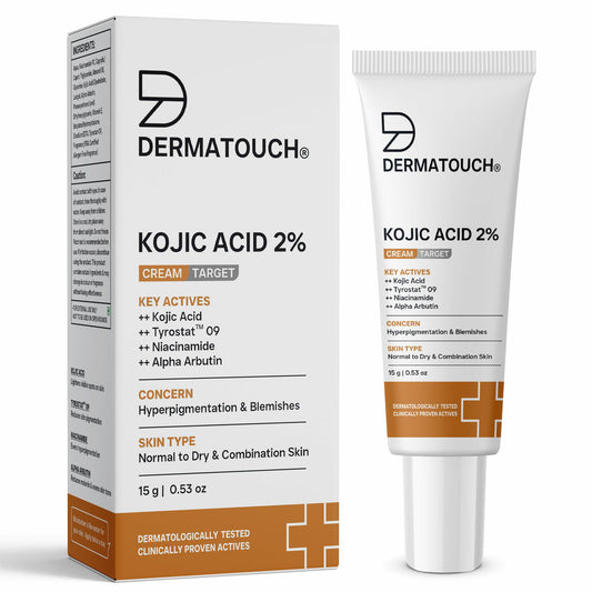 Dermatouch Kojic Acid 2% Cream for Hyperpigmentation & Blemishes 15g