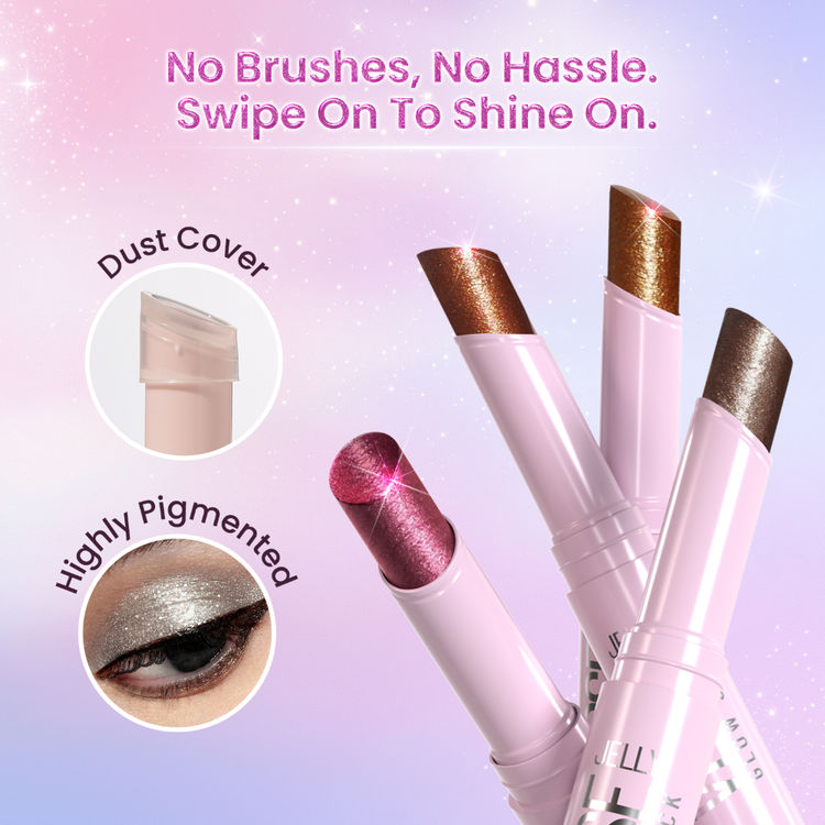 Swiss Beauty Jelly Verse Glow Eyeshadow Stick (02 Bronzed Eclipse)
