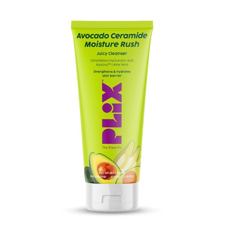 Plix Avocado Ceramide Moisture Rush Juicy Cleanser
(100ml)