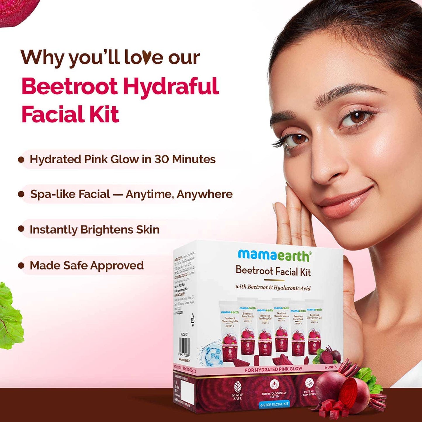 Mamaearth Beetroot Hydraful Facial Kit