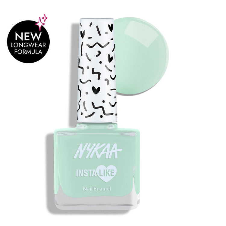 Nykaa InstaLike Long Lasting Nail Enamel - Mint Mania 356
(9ml)