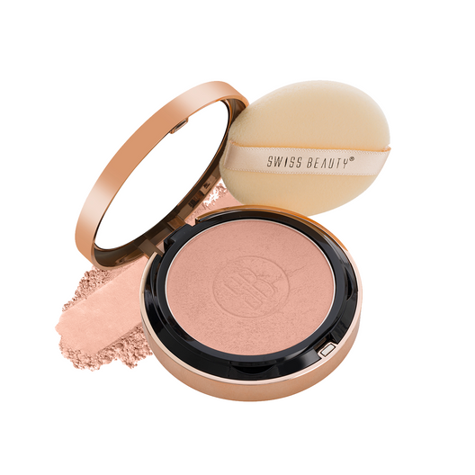Swiss Beauty Silky and Smooth Powder with SPF-15  (01 Nude-Beige)