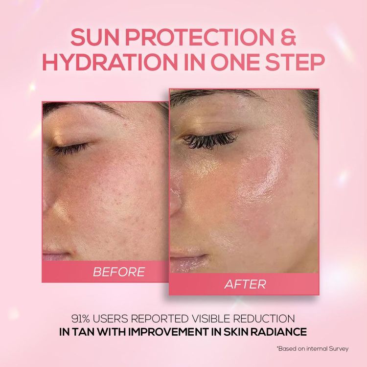 RENEE Pink Therapy PDRN 2-In-1 Sunscreen + Moisturizer In-Vivo Tested SPF 50 PA+++
(50g)