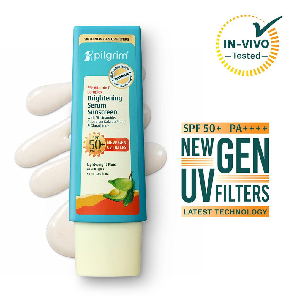 Pilgrim 5% Vitamin C Complex Brightening Serum Sunscreen SPF 50+ PA++++