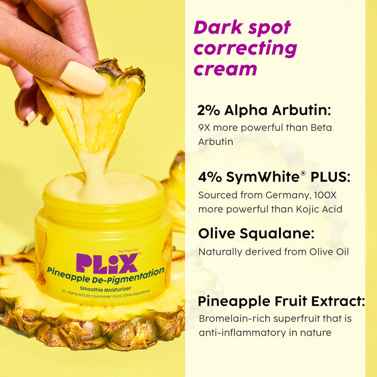 Plix Pineapple Duo With Body Wash & De-Pigmentation Facewash & Moisturizer 
(3 pcs)