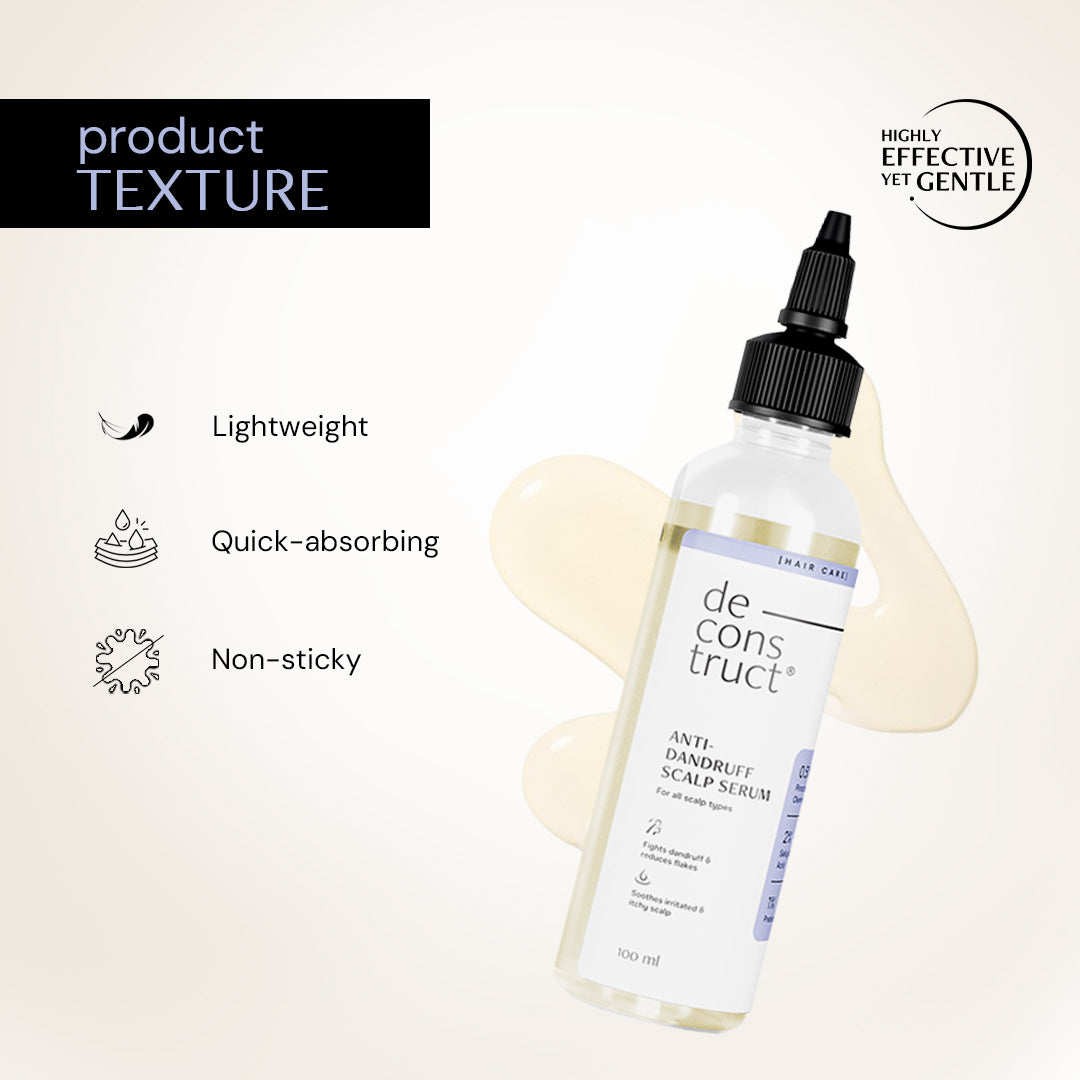 Deconstruct Anti Dandruff Serum for Scalp - 0.5% Piroctone Olamine + 2% Salicylic acid + 1% Prebiotic