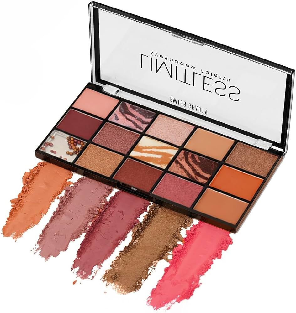 Swiss Beauty Limitless Eyeshadow Palette (02 SUN GLAZED)