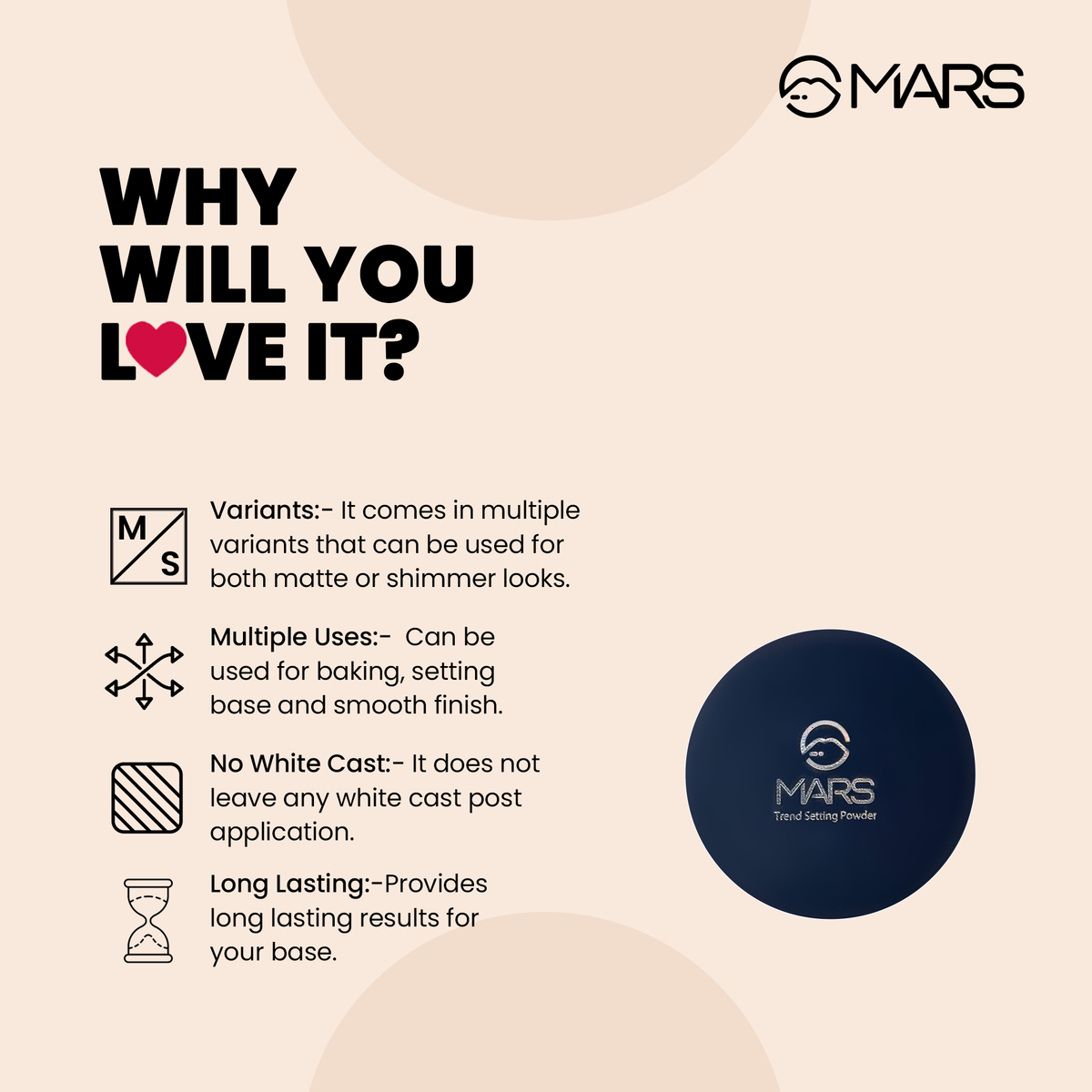 Mars Loose Powder | Trend Setting Powder (Matte translucent)