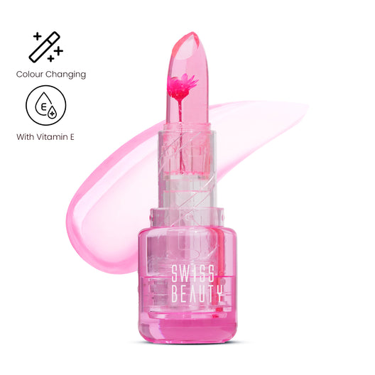 Swiss Beauty Jelly Bloom pH Lip Balm / 01 Pink Petal