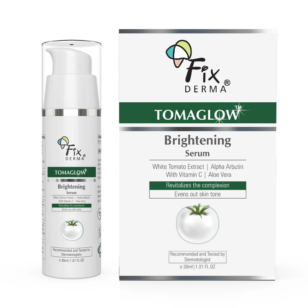 Fixderma Tomaglow Brightening Serum | Diminishes Pigmentation & Promotes Brighter Skin