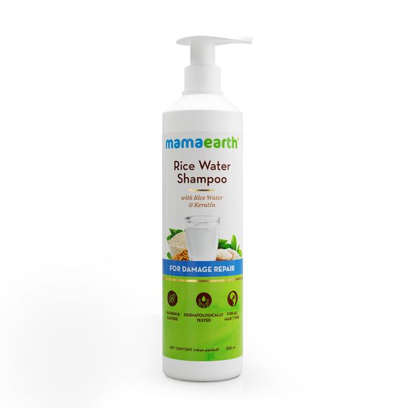 Mamaearth Rice Water Shampoo For Damage Repair - 250ml