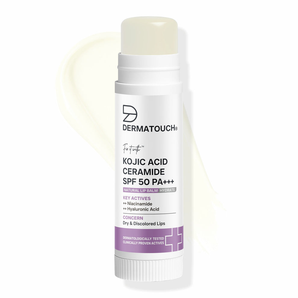DERMATOUCH Kojic Acid Ceramide SPF 50 PA+++ Natural Lip Balm