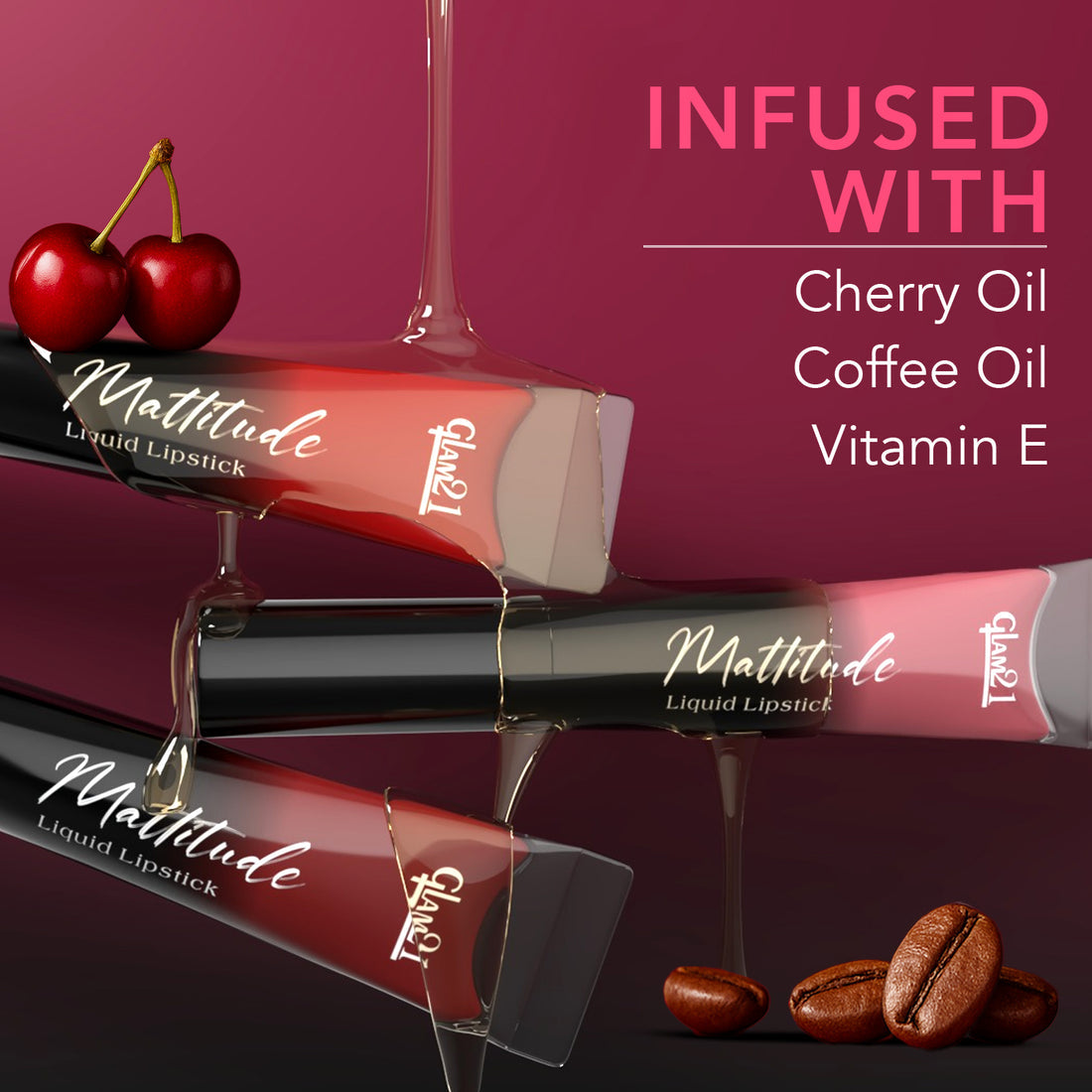 Glam21 Mattitude Lipstick (15Nude Muse)