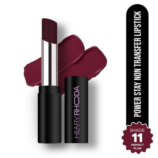 Hilary Rhoda Power Stay Non Transfer Lipstick (Perfect Plum 11)